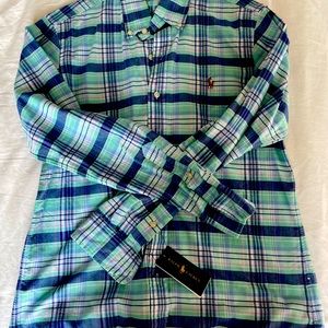 Polo Ralph Lauren plaid shirt classic small new